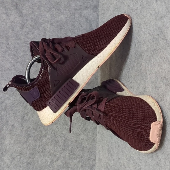 Adidas Nmd xr1 maroon burgundy purple women's size 8 - Picture 4 of 12